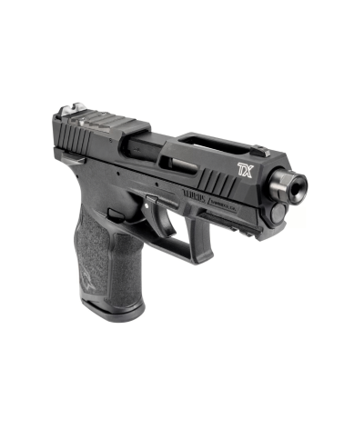 Pistolet Taurus TX22 Toro 22LR Optic Ready avec empreinte RMS-C, canon lourd fileté 1/2x28, rail Picatinny, capacité 10+1