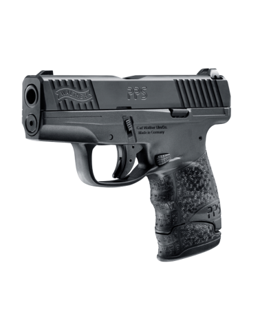 Pistolet Walther PPS Police M2 calibre 9x19 avec carcasse polymère, canon polygonal de 81 mm, organes de visée acier