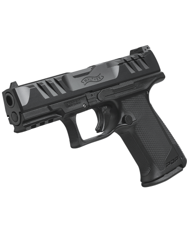 Pistolet Walther PDP F-Series OR 4 pouces calibre 9x19 avec canon de 102 mm, culasse Optics Ready, détente Performance Duty-F