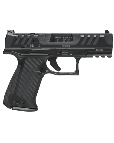 Pistolet Walther PDP F-Series OR 4 pouces calibre 9x19 avec canon de 102 mm, culasse Optics Ready, détente Performance Duty-F