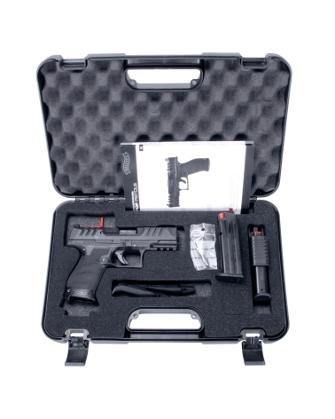 Pistolet Walther PDP Compact 4 pouces calibre 9x19 avec canon polygonal de 102 mm, détente Performance Duty