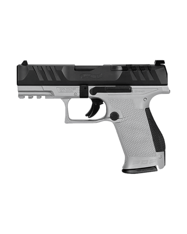 Pistolet Walther PDP Compact 4 pouces Tungsten Gray calibre 9x19 avec carcasse grise