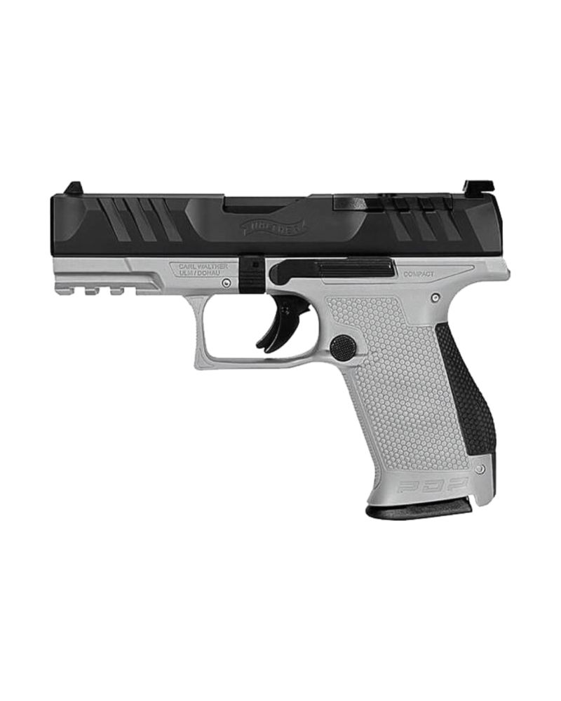 Pistolet Walther PDP Compact 4 pouces Tungsten Gray calibre 9x19 avec carcasse grise