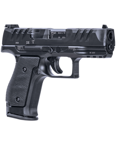 Pistolet Walther PDP Steel Frame Compact 4 pouces noir calibre 9x19 avec carcasse en acier