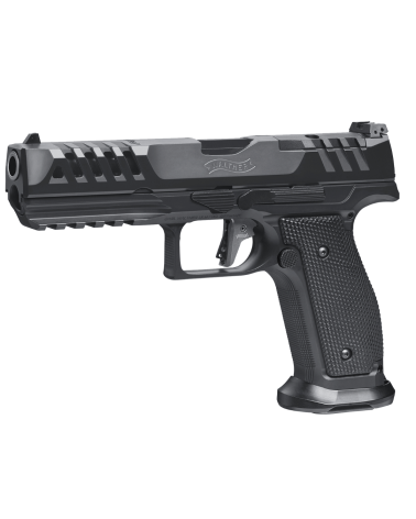 Pistolet Walther PDP Steel Frame Match Full Size 5 pouces noir calibre 9x19 avec carcasse acier