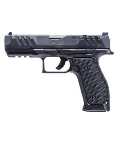 Pistolet Walther PDP Steel Frame Full Size 4.5 pouces noir calibre 9x19 avec carcasse acier