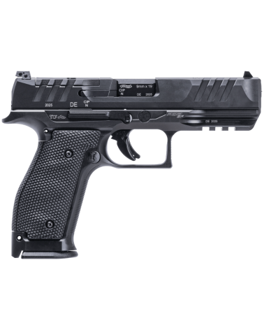 Pistolet Walther PDP Steel Frame Full Size 4.5 pouces noir calibre 9x19 avec carcasse acier