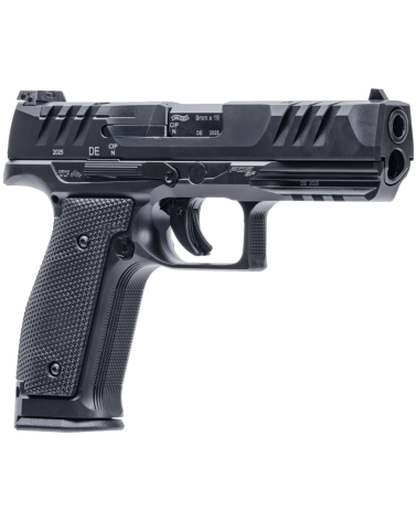 Pistolet Walther PDP Steel Frame Full Size 4.5 pouces noir calibre 9x19 avec carcasse acier