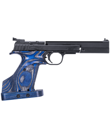 Pistolet Walther CSP Expert Blue Angel calibre .22 LR avec poignée anatomique compétition