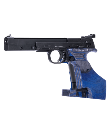 Pistolet Walther CSP Expert Blue Angel calibre .22 LR avec poignée anatomique compétition