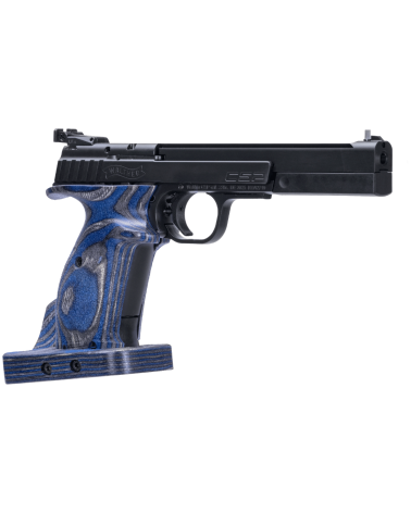Pistolet Walther CSP Expert Blue Angel calibre .22 LR avec poignée anatomique compétition