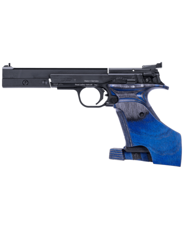 Pistolet Walther CSP Expert Blue Angel calibre .22 LR avec poignée anatomique compétition