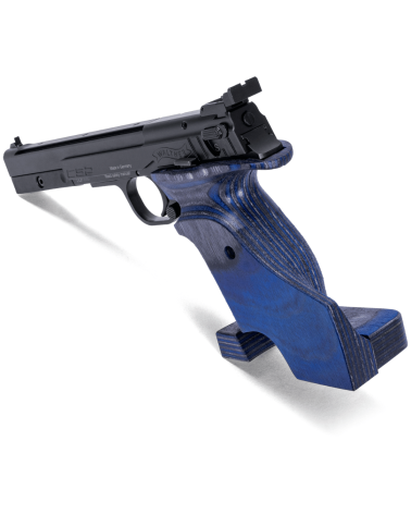 Pistolet Walther CSP Expert Blue Angel calibre .22 LR avec poignée anatomique compétition