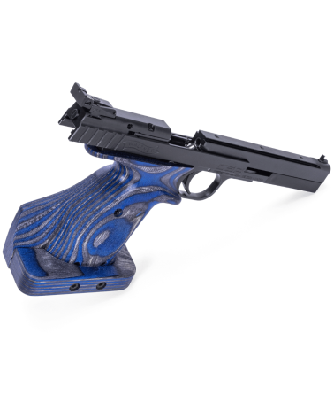 Pistolet Walther CSP Expert Blue Angel calibre .22 LR avec poignée anatomique compétition