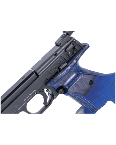 Pistolet Walther CSP Expert Blue Angel calibre .22 LR avec poignée anatomique compétition