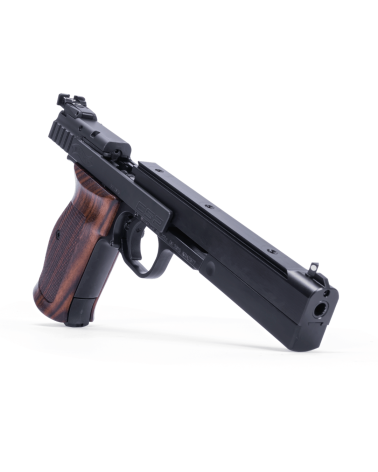 Pistolet Walther CSP Dynamic calibre .22 LR avec carcasse acier Tenifer, plaquettes de poignée