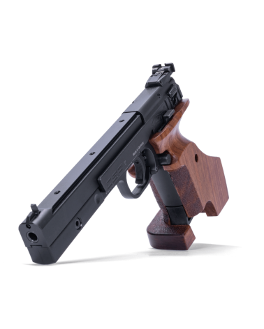 Pistolet Walther CSP Expert Noyer calibre .22 LR avec poignée anatomique en noyer, carcasse acier Tenifer