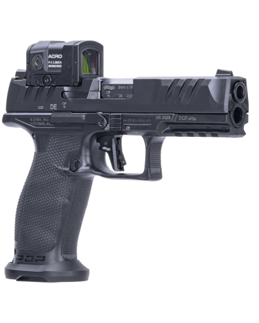 Pistolet Walther PDP Professional ACRO Full Size 4,5 pouces noir calibre 9x19 avec viseur point rouge ACRO