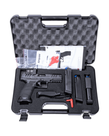 Pistolet Walther PDP Professional ACRO Full Size 4,5 pouces noir calibre 9x19 avec viseur point rouge ACRO