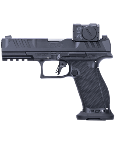 Pistolet Walther PDP Professional ACRO Full Size 4,5 pouces noir calibre 9x19 avec viseur point rouge ACRO