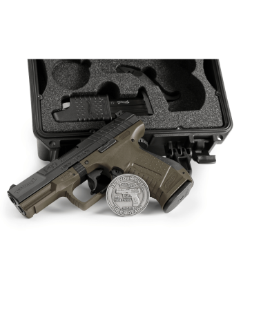 Pistolet Walther P99 AS Final Edition calibre 9x19 avec finition OD Green, détente Anti Stress SA/DA