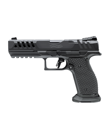Pistolet Walther PDP SF Match Full Size Black Ribbon OR 5 pouces calibre 9x19 avec carcasse acier Match
