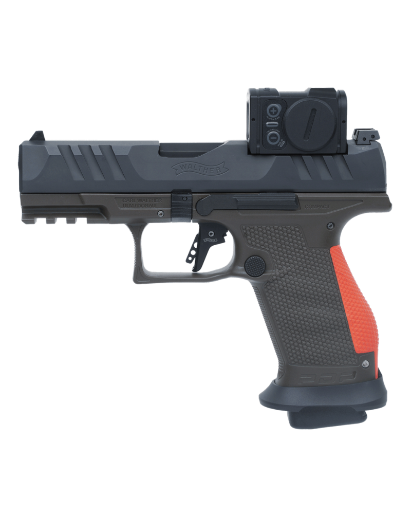 Pistolet Walther PDP Hunter Pro Compact 4 pouces calibre 9x19 avec viseur Aimpoint Acro