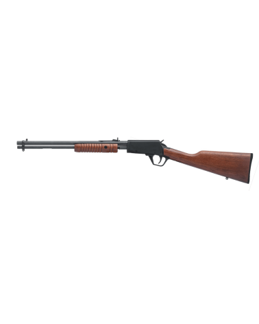 Carabine Rossi Arms Gallery Bois calibre .22 LR à pompe avec canon de 46 cm, crosse en hêtre