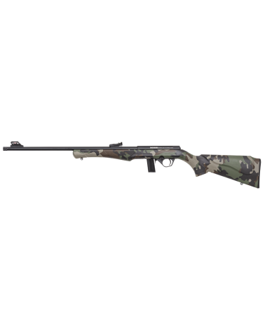 Carabine Rossi Arms 8122 Camo calibre .22 LR à culasse à verrou avec crosse synthétique