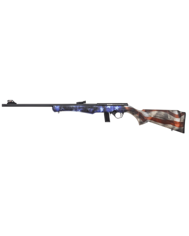 Carabine Rossi Arms 8122 USA calibre .22 Long Rifle à verrou avec finition synthétique USA, canon fileté de 53 cm