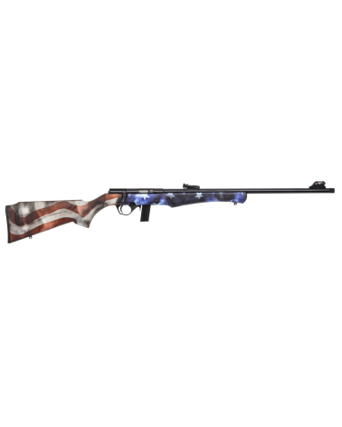Carabine Rossi Arms 8122 USA calibre .22 Long Rifle à verrou avec finition synthétique USA, canon fileté de 53 cm