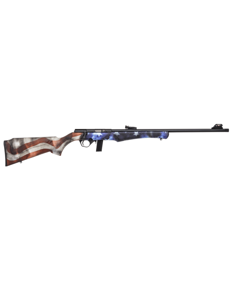 Carabine Rossi Arms 8122 USA calibre .22 Long Rifle à verrou avec finition synthétique USA, canon fileté de 53 cm
