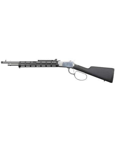 Carabine Rossi Puma Tactical Inox calibre .44 Magnum à levier de sous-garde avec crosse synthétique