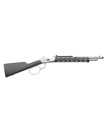 Carabine Rossi Puma Tactical Inox calibre .44 Magnum à levier de sous-garde avec crosse synthétique