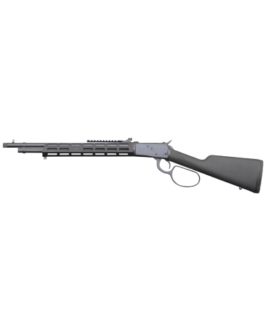Carabine Rossi Puma Tactical Black calibre .357 Magnum à levier de sous-garde avec crosse synthétique, garde-main AR15 M-LOK