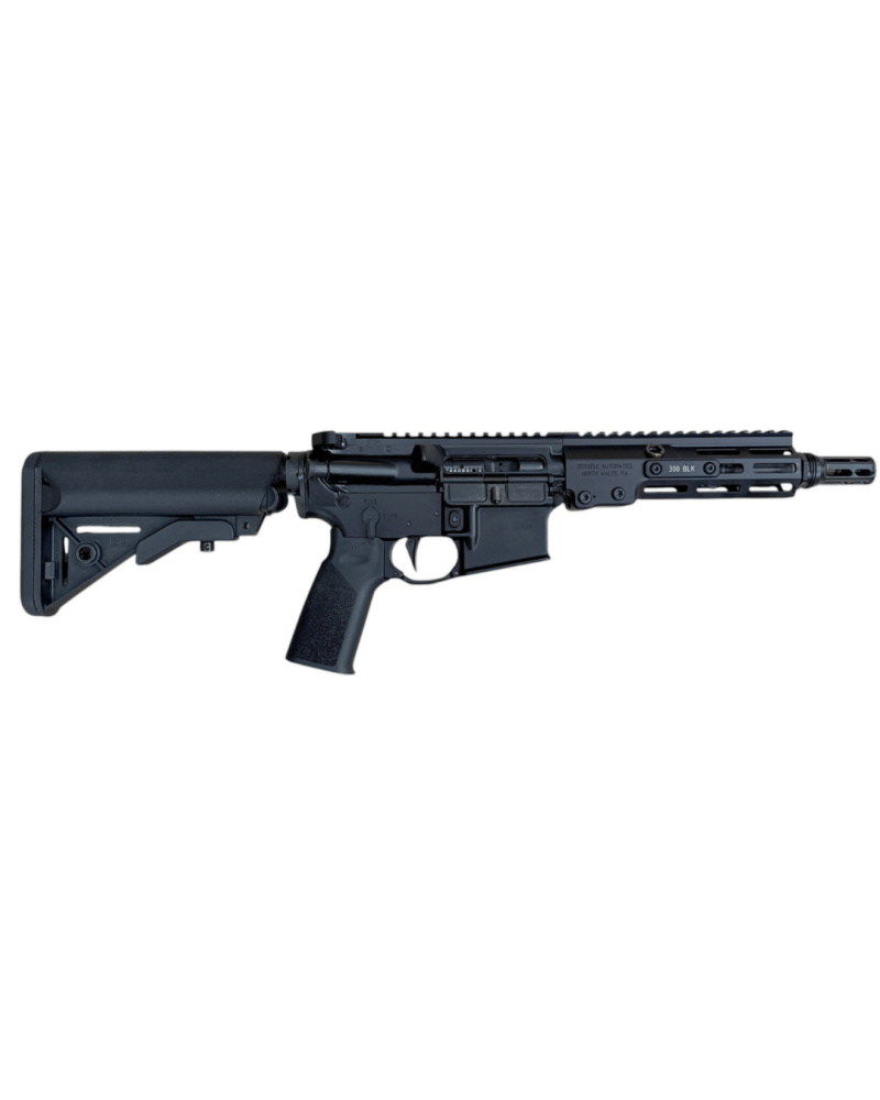 Carabine Geissele Super Duty MOD1 SBR 8 pouces calibre .300 AAC Blackout avec canon Cold Hammer Forged chromé