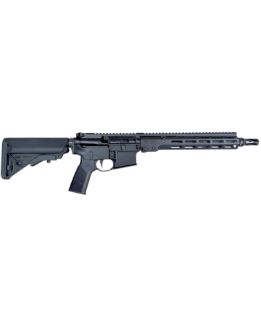 Carabine Geissele Super Duty MOD1 SBR 12.5 pouces calibre .223 Rem équipée d'un canon CHF chromé, garde-main