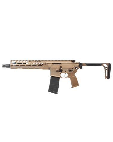 Carabine SIG SAUER MCX Spear LT SBR calibre .223 Remington avec canon rayé de 11,5 pouces, système à emprunt de gaz