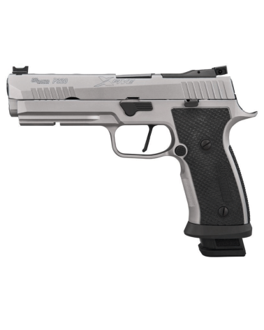 Pistolet SIG SAUER P320 X-Five SXG calibre 9x19 mm avec construction acier massif, canon bull Match de 5 pouces