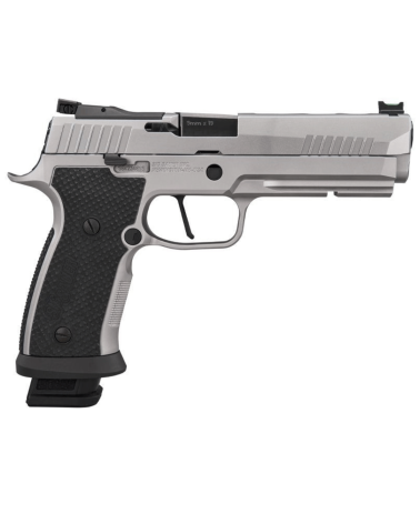 Pistolet SIG SAUER P320 X-Five SXG calibre 9x19 mm avec construction acier massif, canon bull Match de 5 pouces