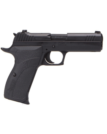 Pistolet SIG SAUER P210 Carry calibre 9x19 mm avec canon de 4,1 pouces, carcasse alliage, culasse acier, plaquettes G10