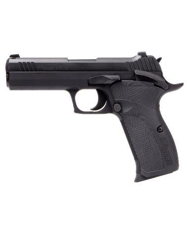 Pistolet SIG SAUER P210 Carry calibre 9x19 mm avec canon de 4,1 pouces, carcasse alliage, culasse acier, plaquettes G10