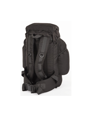 Sac à dos Snugpak Sleeka Force 35 litres noir en nylon 600D avec grand compartiment principal, poches latérales élastiques