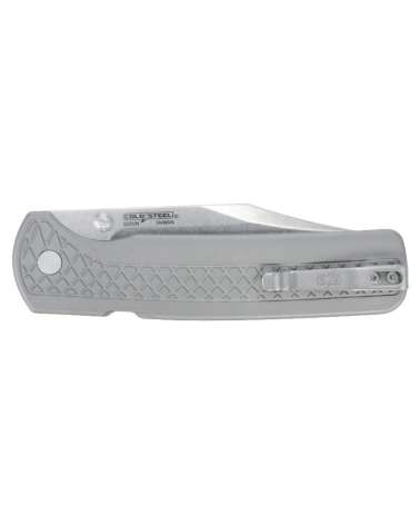 Couteau pliant Cold Steel Full Metal Atlas Clip Point avec lame de 89 mm en acier CPM S35VN finition satinée