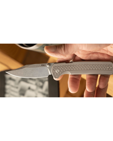 Couteau pliant Cold Steel Full Metal Atlas Clip Point avec lame de 89 mm en acier CPM S35VN finition satinée