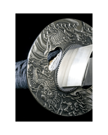 Katana Cold Steel Emperor avec lame de 749 mm en acier 1060 High Carbon poli miroir