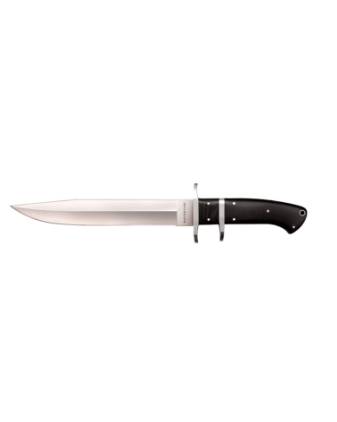 Poignard Cold Steel San Mai Black Bear avec lame fixe de 203 mm en acier VG10 San Mai, manche G10 noir
