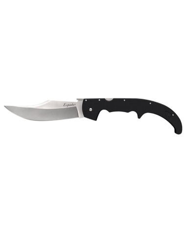 Couteau pliant Cold Steel G-10 XL Espada avec lame Clip Point de 190 mm en acier AUS10A, manche G10 noir