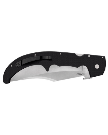 Couteau pliant Cold Steel G-10 XL Espada avec lame Clip Point de 190 mm en acier AUS10A, manche G10 noir