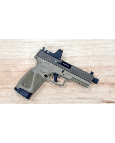 Pistolet Taurus G3 Tactical FDE calibre 9x19 d'occasion avec point rouge Vector Optics Frenzy FM 3 MOA monté et réglé